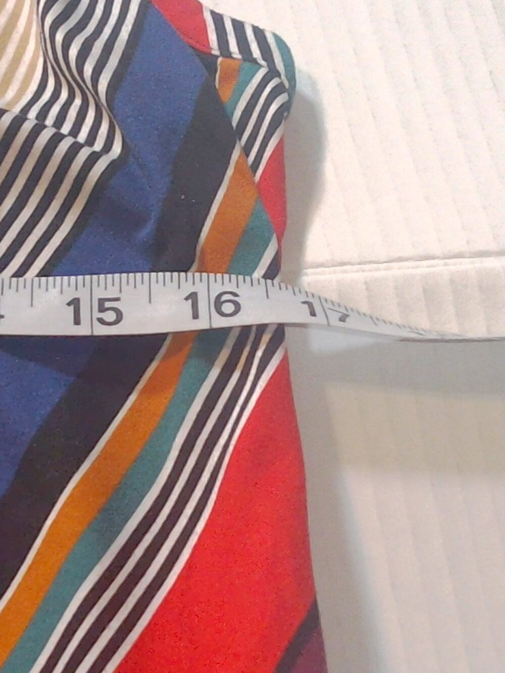 Venus Retro Multi-Color Striped Ruched Cami Dress - Picture 7 of 16